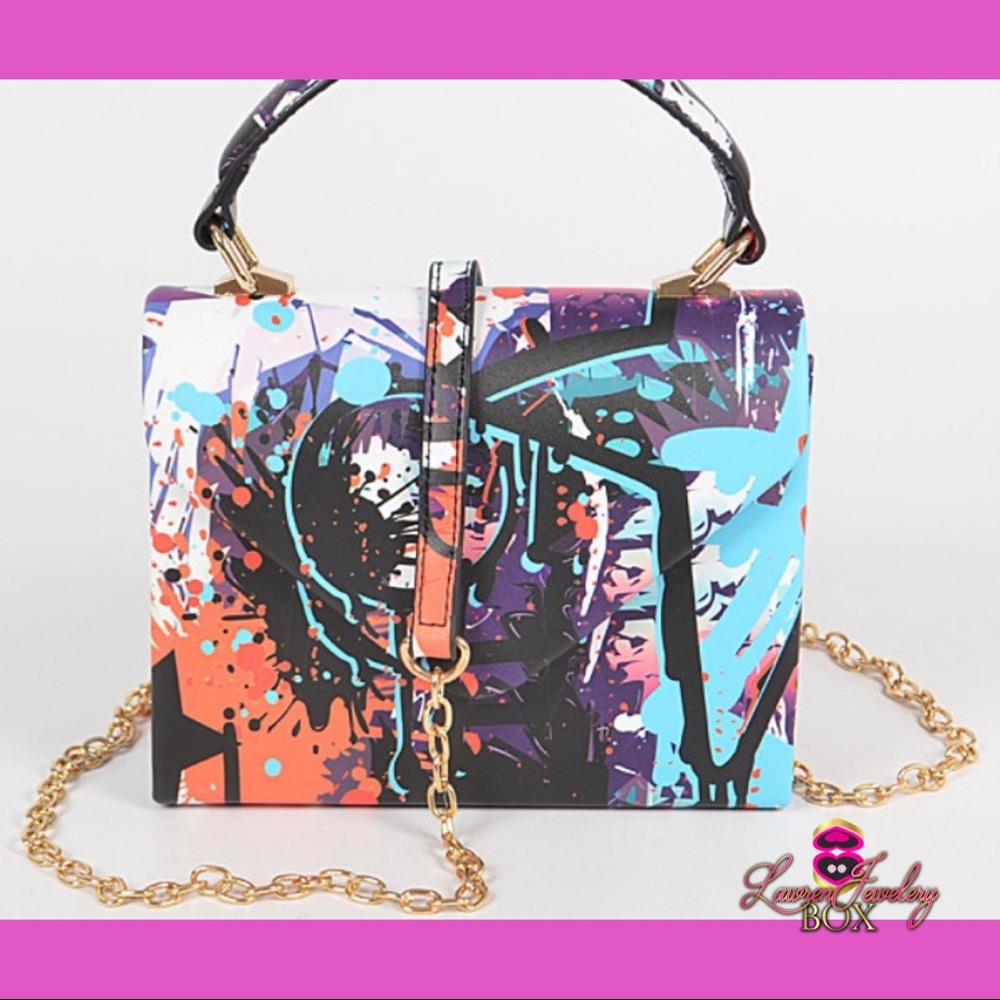 Paint Splatter Handbag